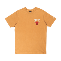 New Era Chicago Bulls League Washed Cotton Deep Sand Brown Short Sleeve T-Shirt