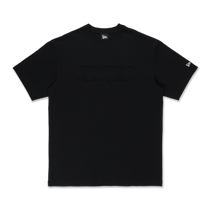 New Era Wordmark Emboss Basketball Tonal Pack Black Oversized Short-Sleeve Shirt