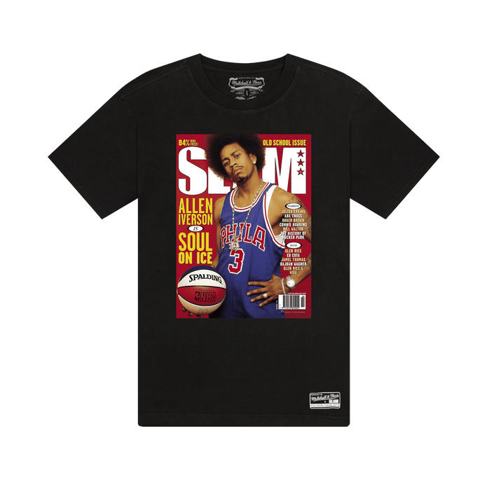 Mitchell & Ness Allen Iversion Slam Issue 32 Cover Tee | Black