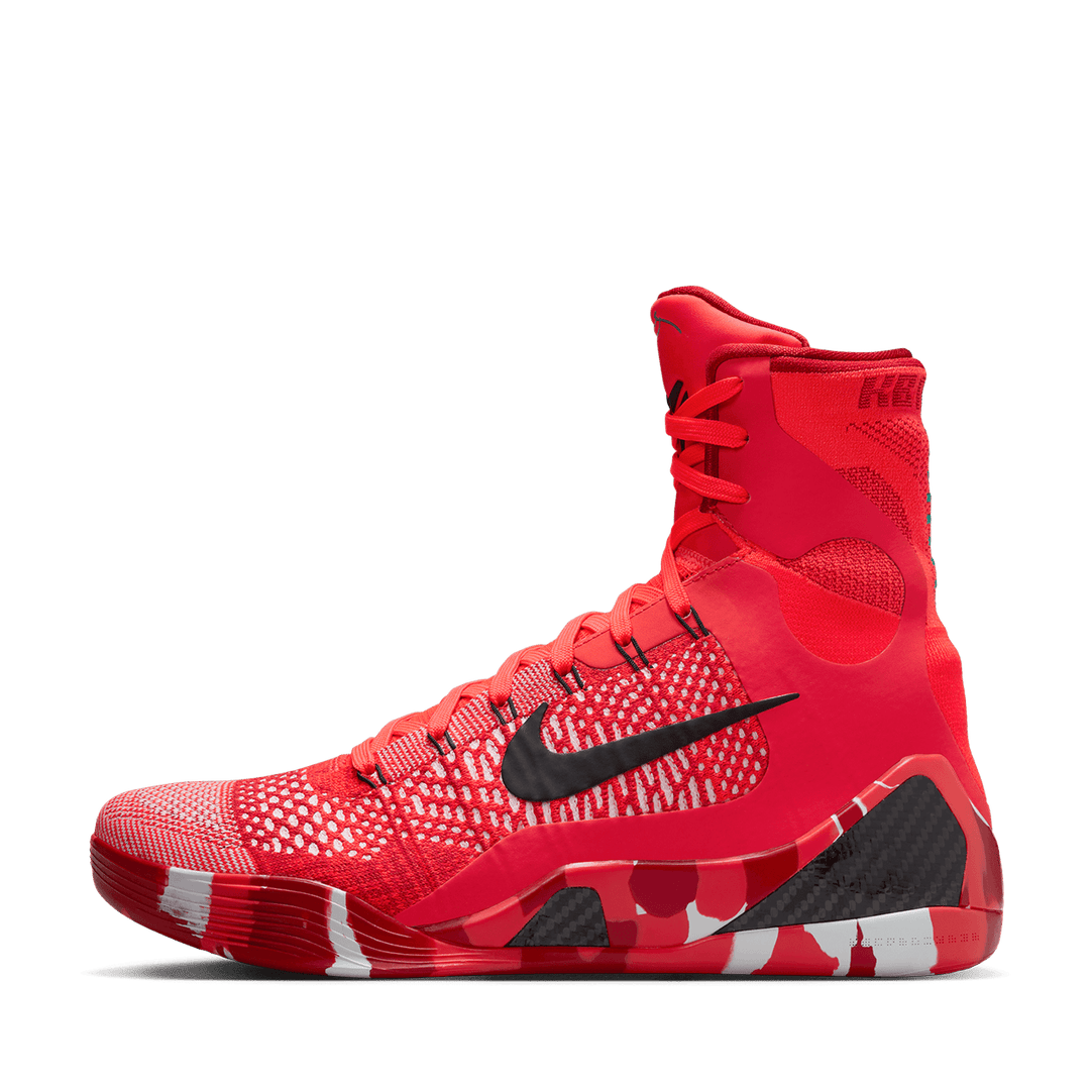 Nike Kobe 9 Elite High Protro Bright Crimson and Emerald Green