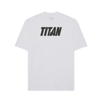 Titan Staples Strike Logo Tee - White