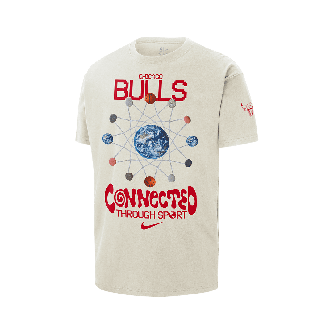 Nike NBA Chicago Bulls Courtside Men's Max90 T-Shirt | Sail