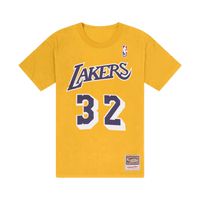 Mitchell & Ness Los Angeles Lakers Magic Johnson Name & Number Tee