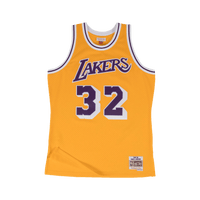 Mitchell & Ness Magic Johnson Los Angeles Lakers 1984-85 Home Swingman Jersey