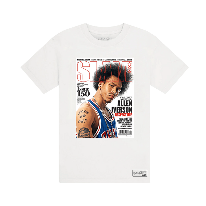 Mitchell & Ness Allen Iverson Slam Issue 150 Cover Tee | White