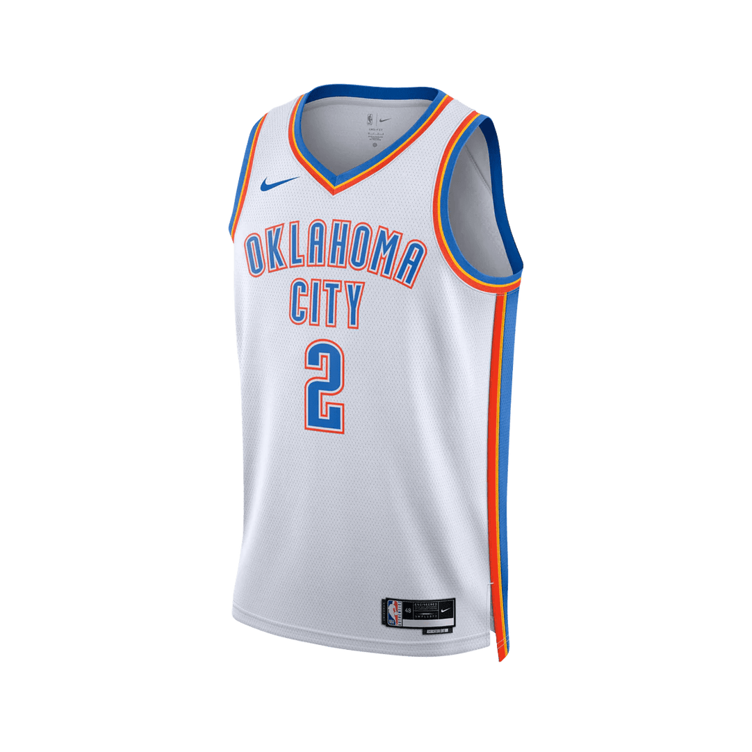ナイキ Nike NBA ジャージー Shai SGA OKC Oklahoma City Thunder Nike Association Edition Swingman