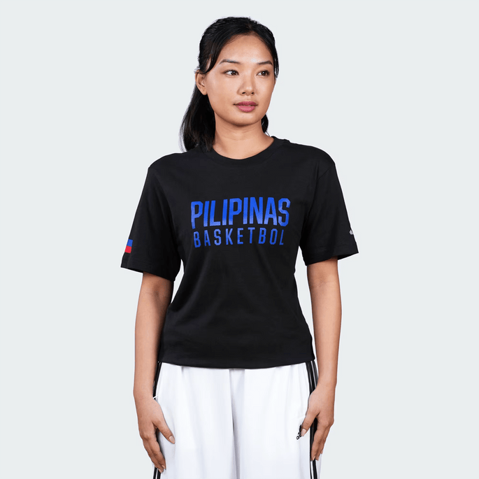 adidas Women's Pilipinas Basketbol Tee Black