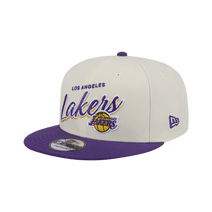 New Era Los Angeles Lakers Chrome White Two-Tone 9Fifty Snapback