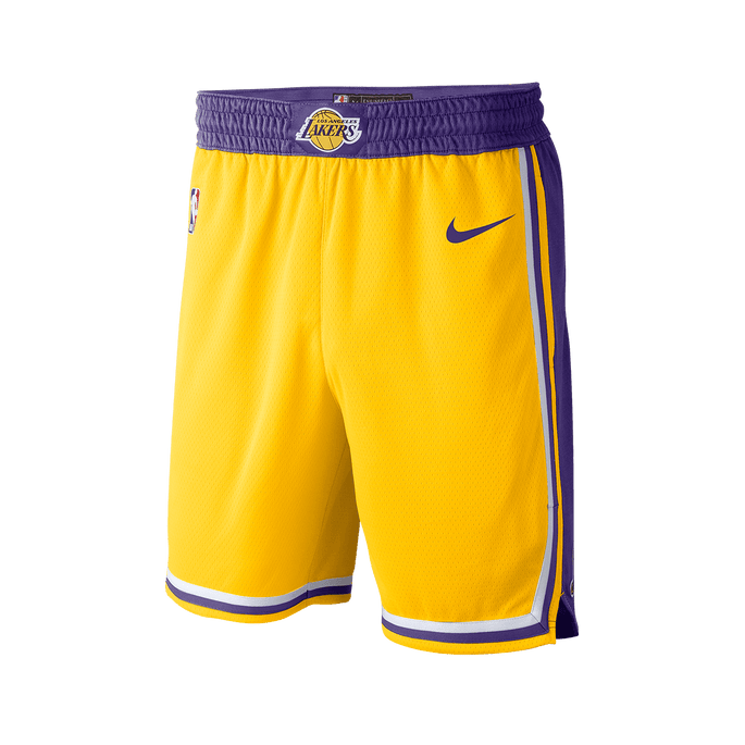 Nike NBA Icon Edition Swingman Shorts Los Angeles Lakers Yellow