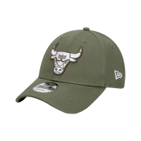 New Era Chicago Bulls Dark Olive 9Forty Snapback Cap