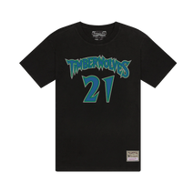 Mitchell & Ness Minnesota Timberwolves Kevin Garnett Name & Number Tee