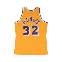 Mitchell & Ness Magic Johnson Los Angeles Lakers 1984-85 Home Swingman Jersey