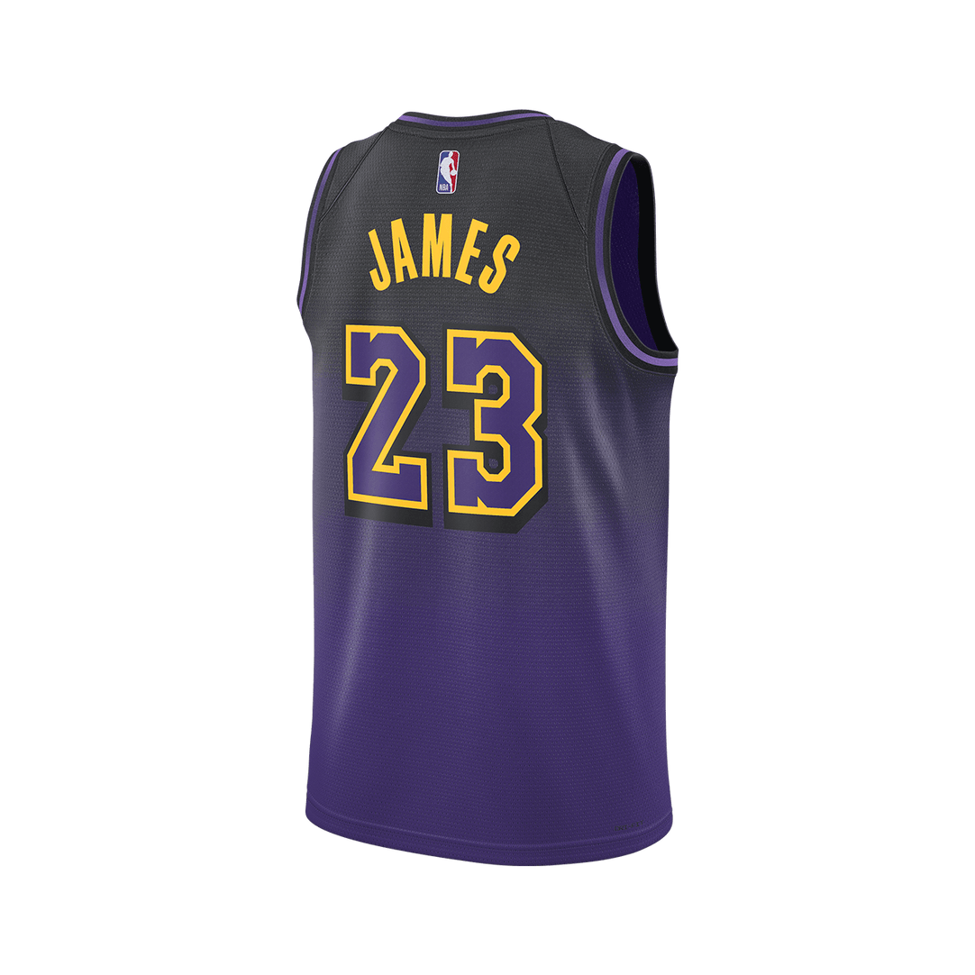 Nike Dri FIT NBA 2024 25 City Edition Swingman Jersey LeBron James L TITAN