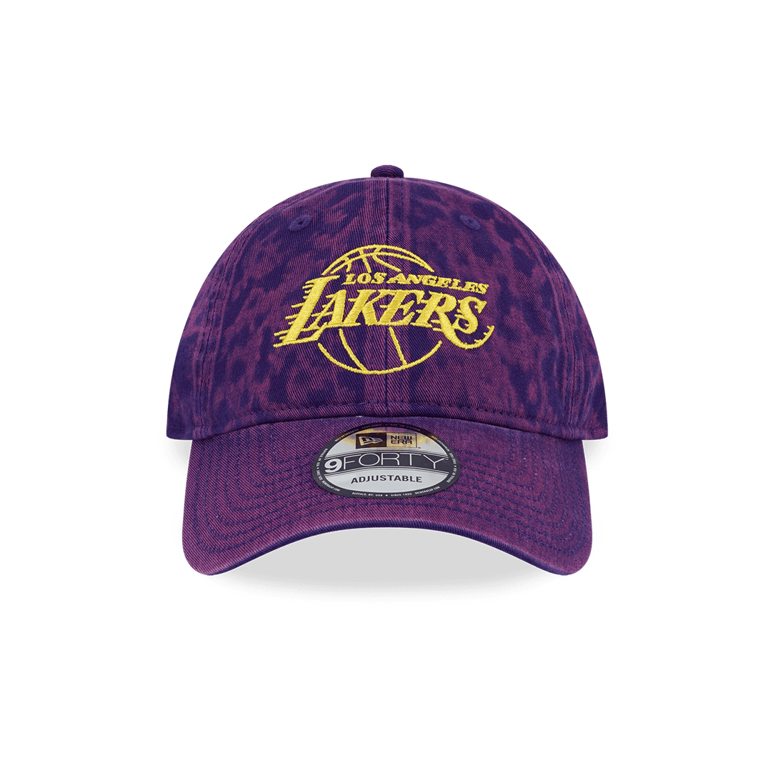 【US限定】New Era 9FORTY Los Angeles Lakers Black Purple New Era Infill 9Fifty Los Angeles Lakers Cap - black, violet