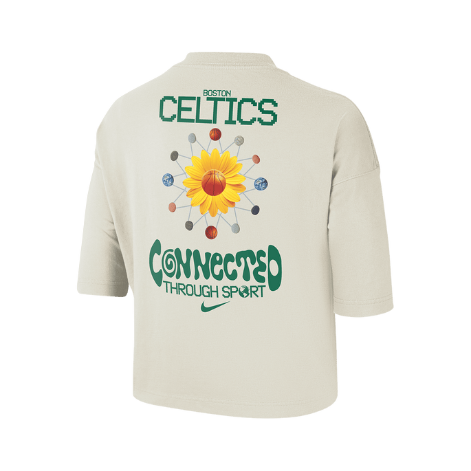 90s NIKE Boston Celtics ノースリーブ ゲームシャツ 刺繍 744☆NBAセルティックス☆バスケゲームシャツ☆タンクトップ☆総