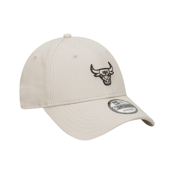 New Era Chicago Bulls Visor Script 9Forty Adjustable Cap Grey