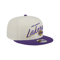 New Era Los Angeles Lakers Chrome White Two-Tone 9Fifty Snapback