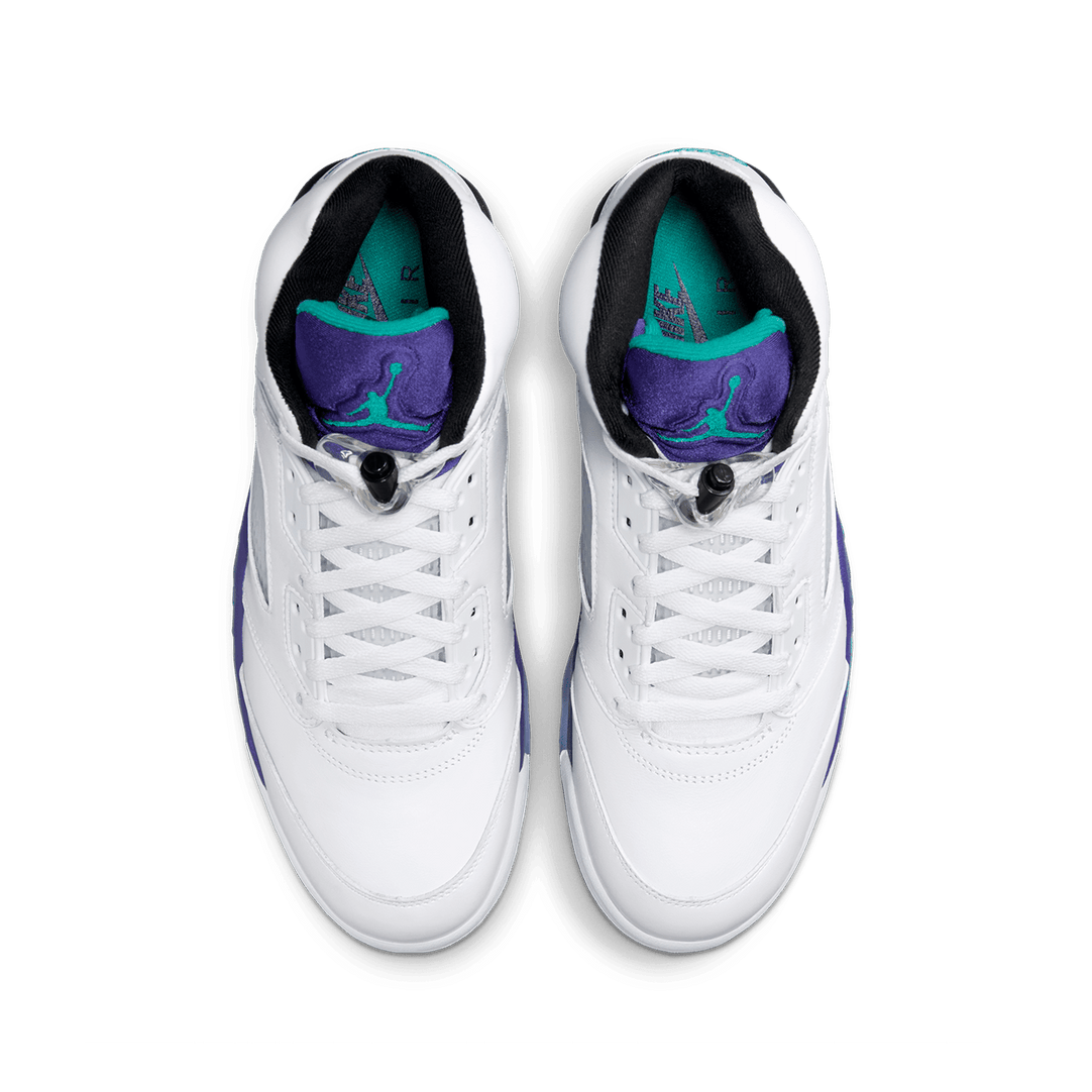 Purple Bel Air 5s Size Air Jordan Retro 'Grape' White