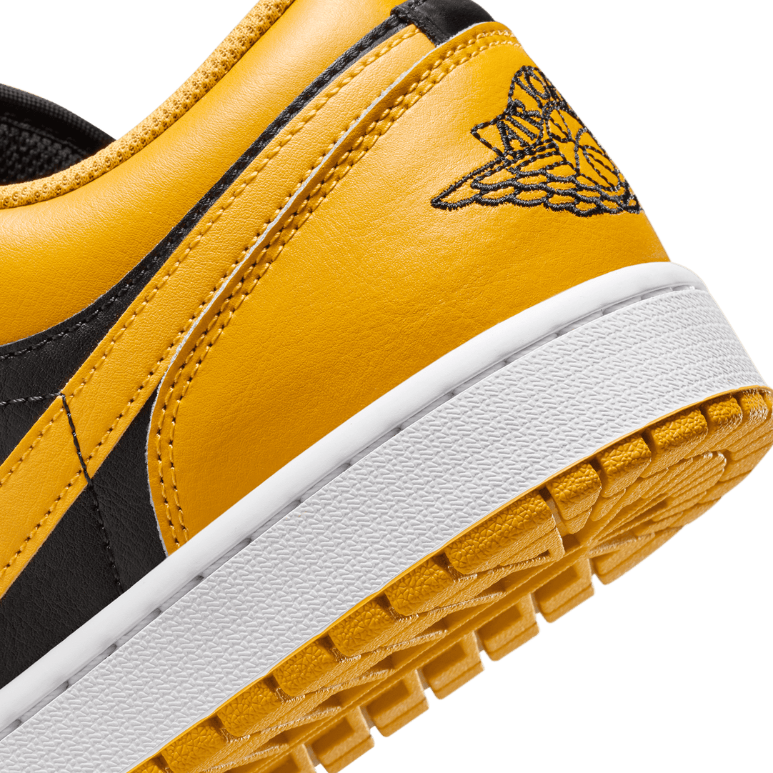 Air Jordan 1 Low Black and Yellow Ochre