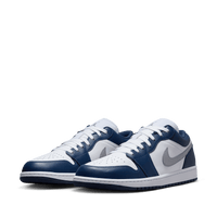 Air Jordan 1 Low White and Midnight Navy TITAN