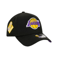 New Era Los Angeles Lakers NBA Champions 9Forty A-Frame Snapback Cap