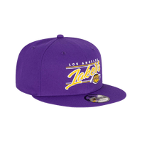 New Era Los Angeles Lakers Script 9Fifty Snapback Cap