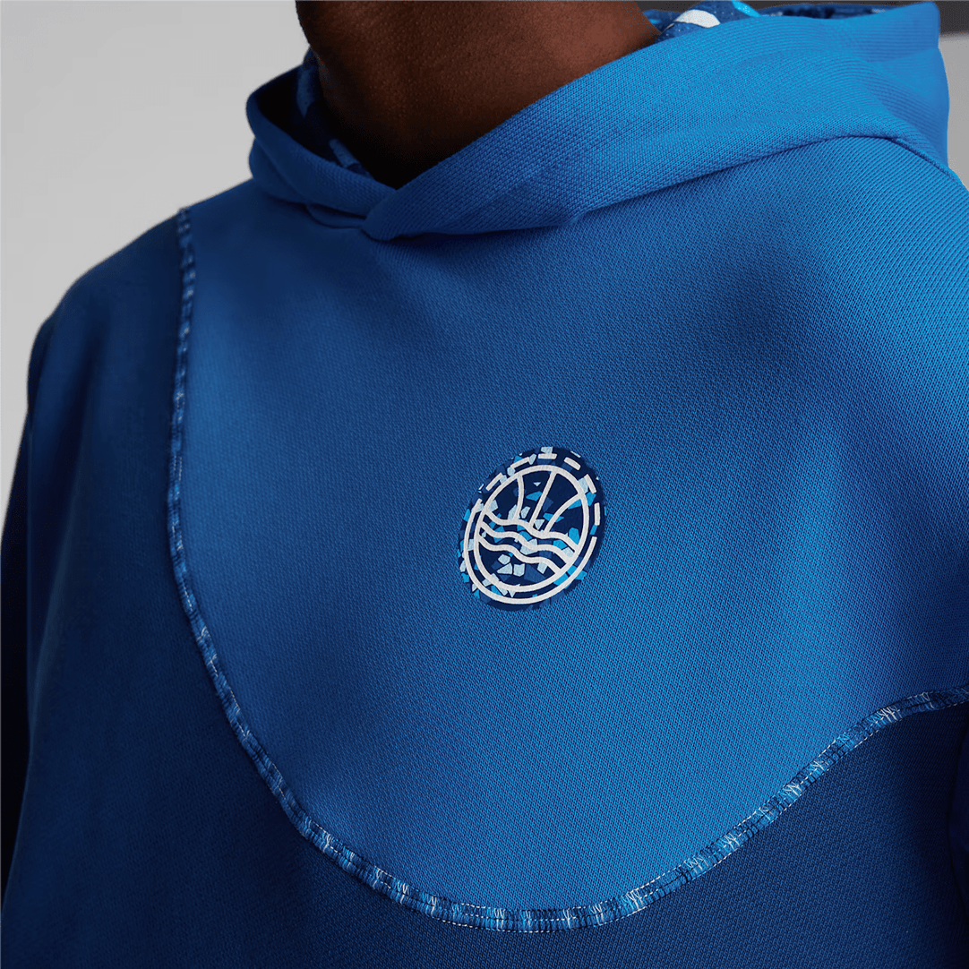 Puma BBALL BLANK HOODIE - Felpa con cappuccio - puma royal/blu 