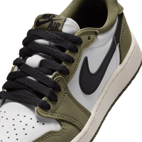 Air Jordan 1 Retro Low OG GS 'Medium Olive and Summit White'