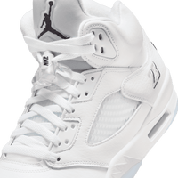 Air Jordan 5 Retro 'White and Metallic Silver'