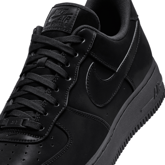 all black suede air force 1