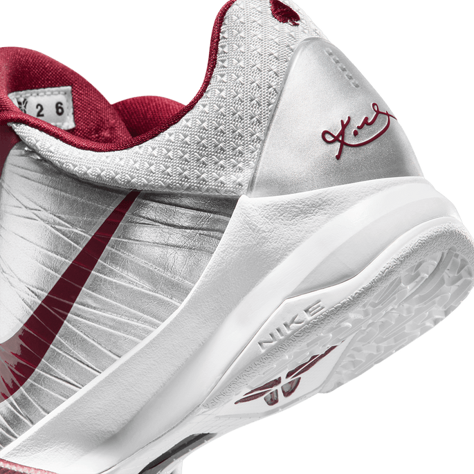 Nike Kobe 5 Protro GS 'Metallic Silver and Team Red' | Grey