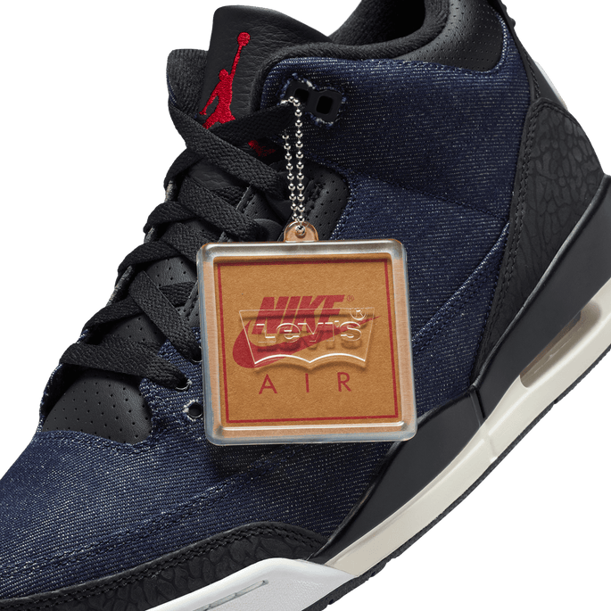 Air Jordan 3 Retro x Levi's® 'Indigo and Gym Red' | Navy
