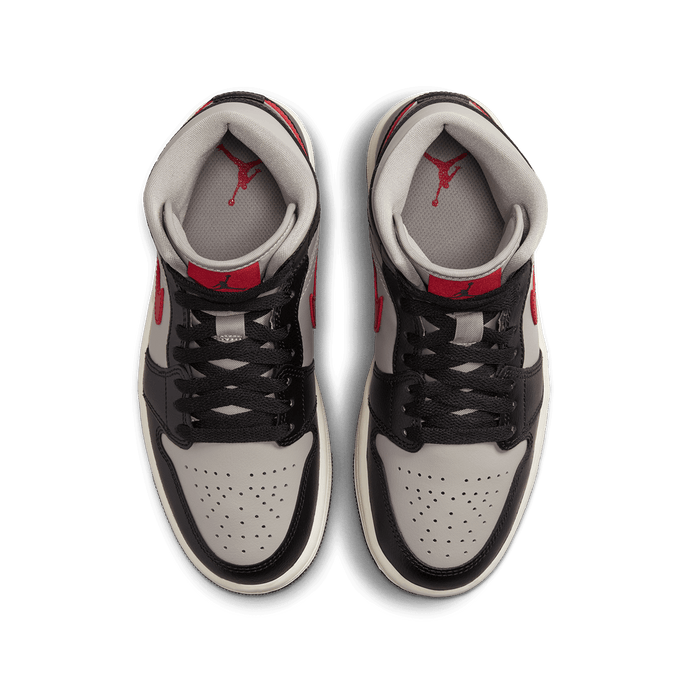 Jordan red top and grey
