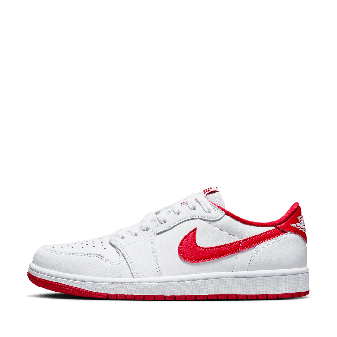 Air Jordan 1 Low OG White and University Red