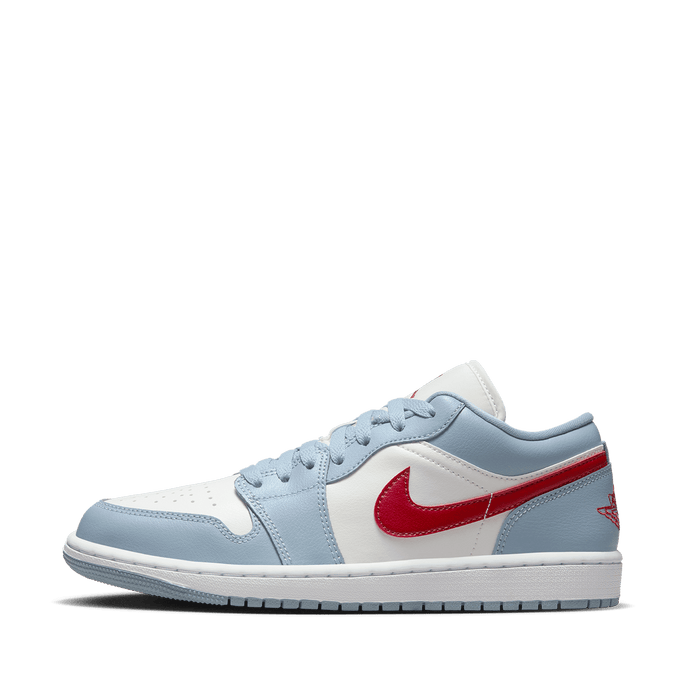 Wmns Air Jordan 1 Low 'Blue Grey and Dune Red' – TITAN