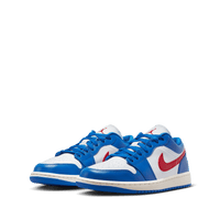 Wmns Air Jordan 1 Low 'Sport Blue and Gym Red'