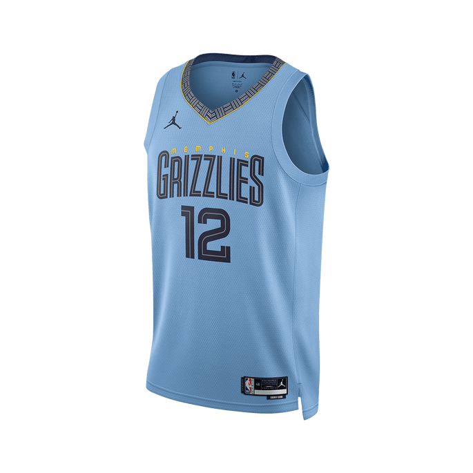 Men's Jordan Brand Ja Morant Light Blue Memphis Grizzlies 2020/21