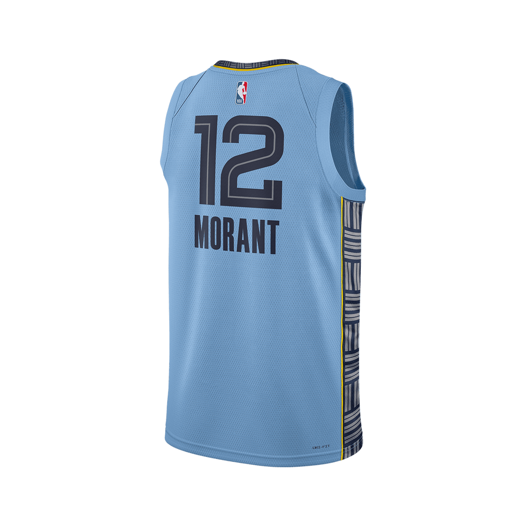 Ja Morant Memphis Grizzlies Jordan Brand 2020/21 Swingman Jersey -  Statement Edition - Light Blue