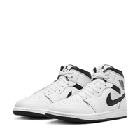 Air Jordan 1 Mid White and Black TITAN