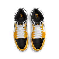 Air Jordan 1 Mid 'Yellow Ochre, Black and White'