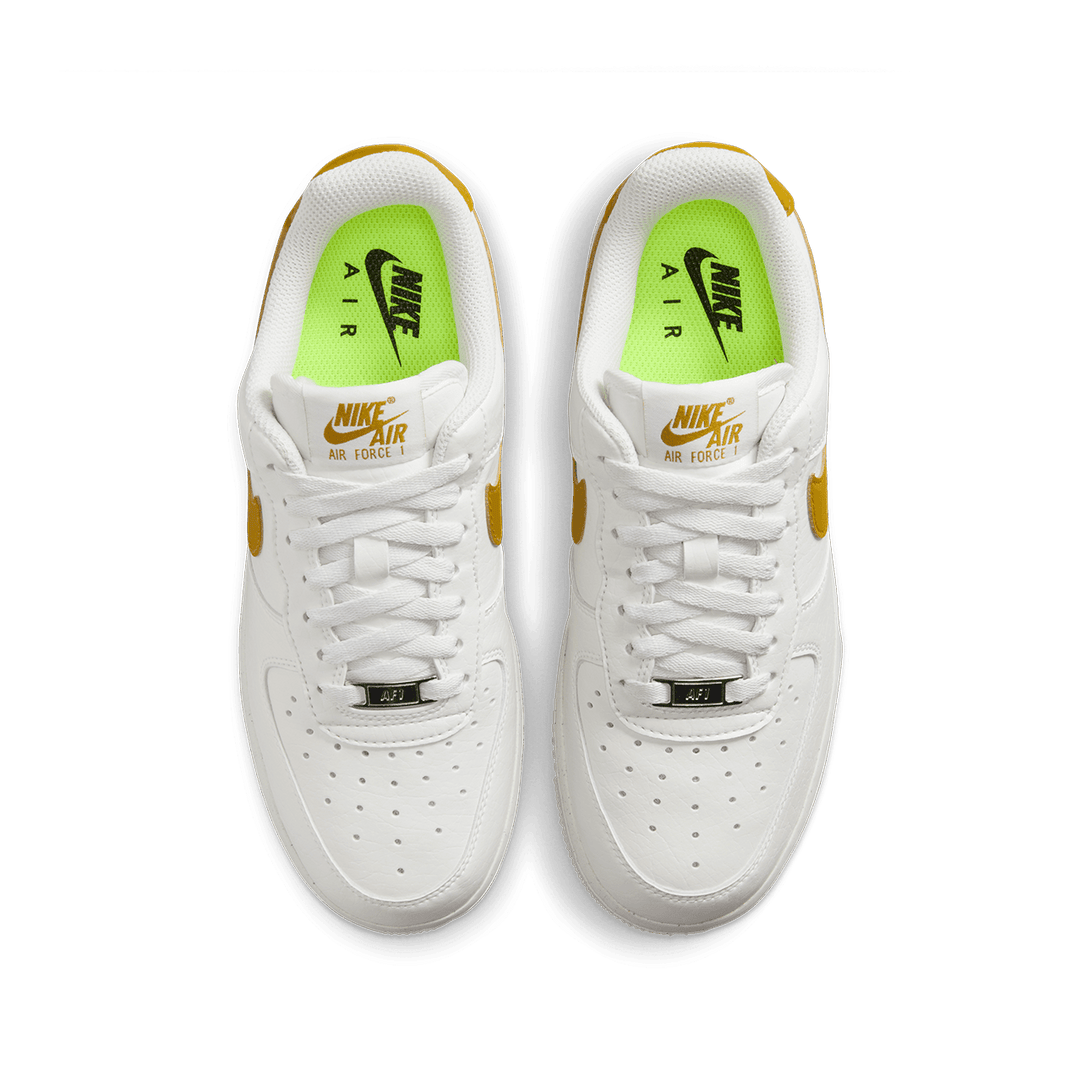 Nike women's air force 1 cheap '07 white/metallic silver-gold