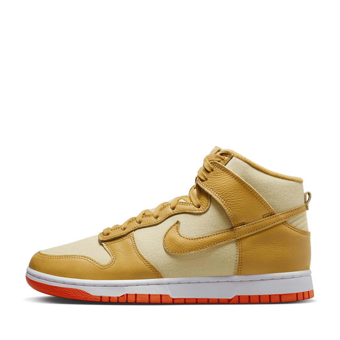 Nike Dunk High Premium 'Wheat Gold and Safety Orange'