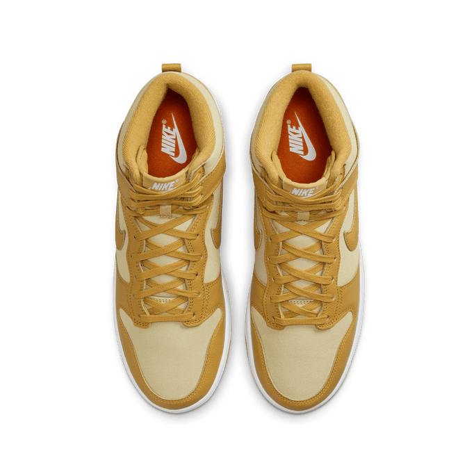 Nike Dunk High Premium 'Wheat Gold and Safety Orange'