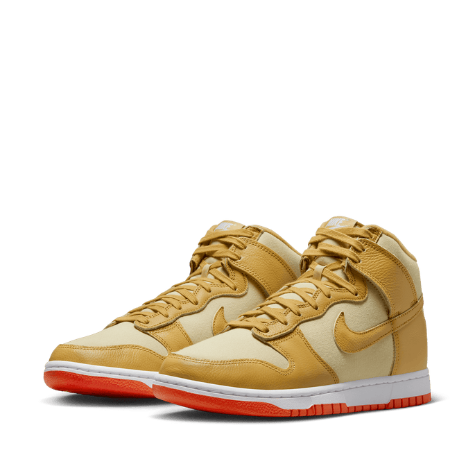 Nike Dunk High Premium 'Wheat Gold and Safety Orange'