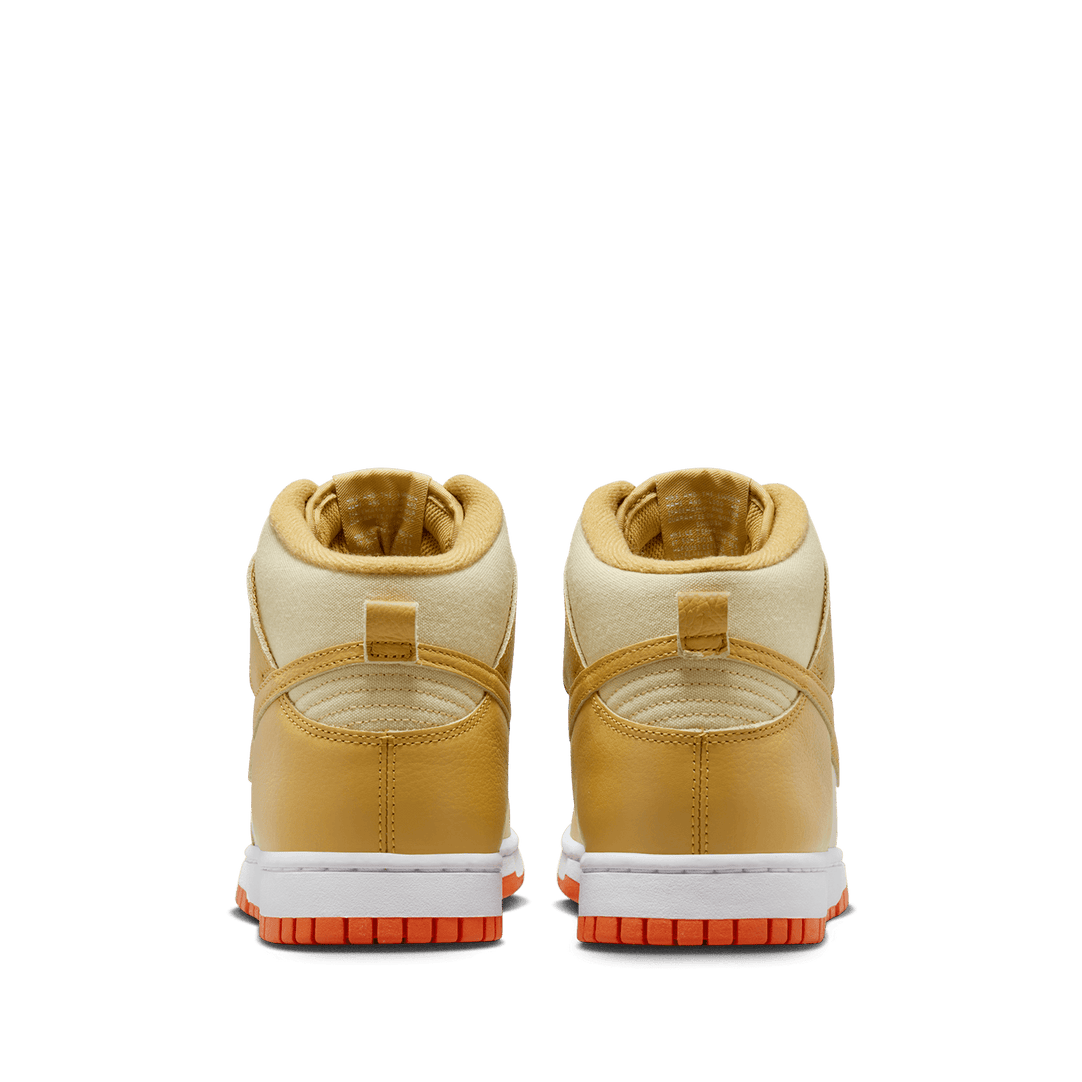 Nike Dunk High Premium 'Wheat Gold and Safety Orange'