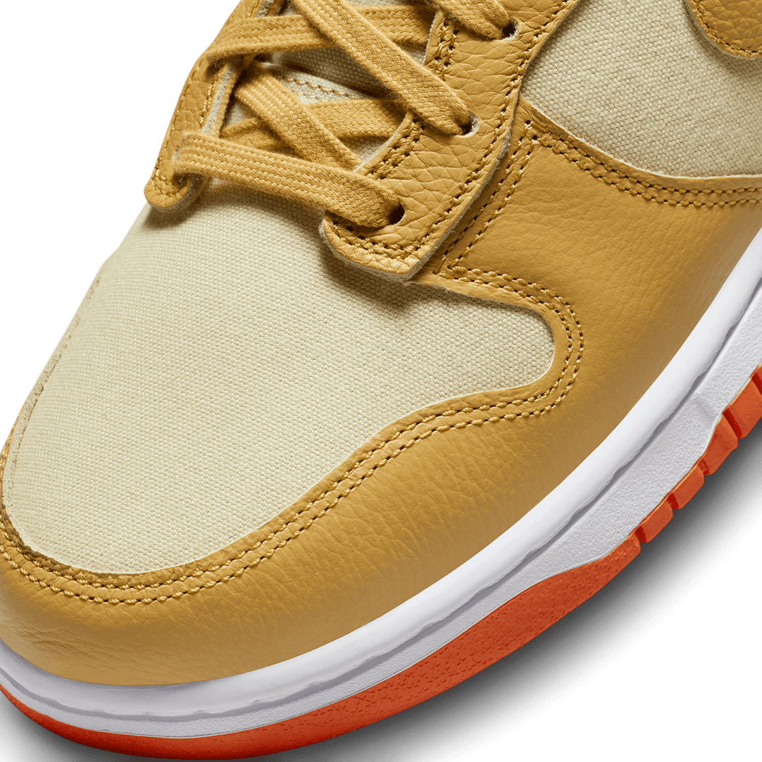 Nike Dunk High Premium 'Wheat Gold and Safety Orange'