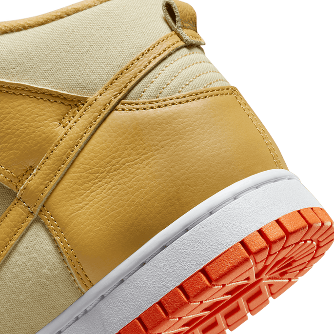 Nike Dunk High Premium 'Wheat Gold and Safety Orange'