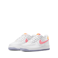 Nike Air Force 1 GS 'White and Coral Chalk'