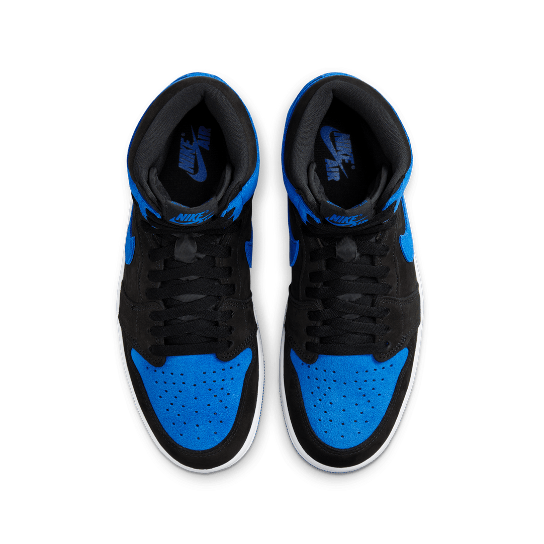 Air Jordan 1 Retro High OG Royal Reimagined Mens Lifestyle Shoes  (Black/Royal Blue)