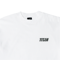 Titan Staples Hoops Strike Logo Long-Sleeve Tee - White